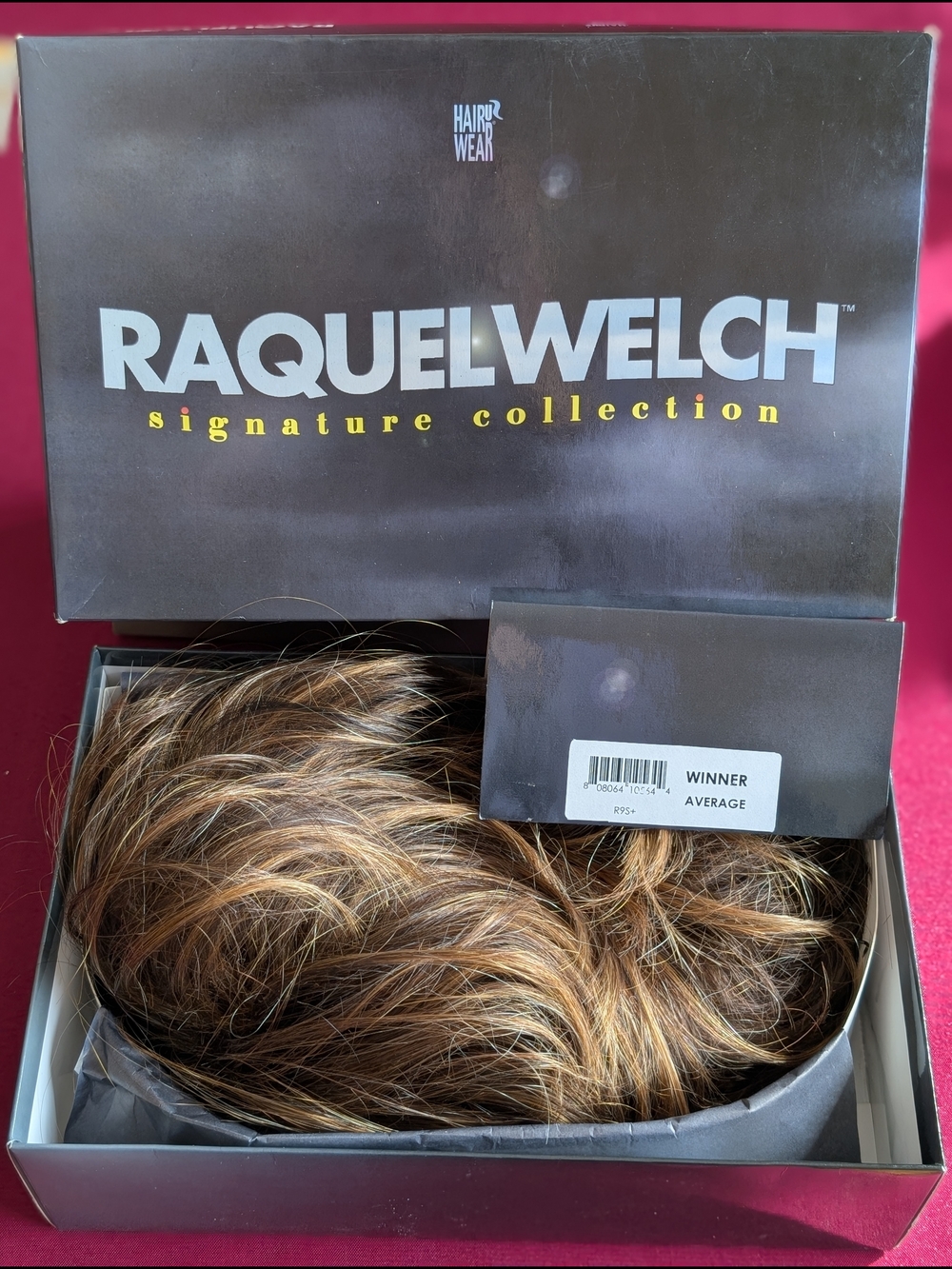 Raquel Welch Winner Wig R9S+ Shaggy Pixie Natural Brown Highlights EUC Box Tag - Picture 14 of 16